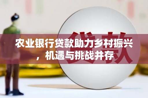 承德农业银行贷款助力乡村振兴，机遇与挑战并存