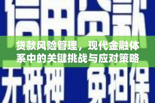 承德贷款风险管理，现代金融体系中的关键挑战与应对策略